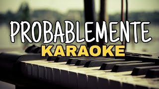 Probablemente  Christian Nodal ft David Bisbal  Karaoke Acustico [upl. by Salhcin]