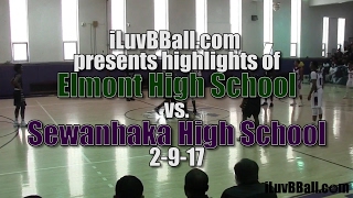 iLuvBBallcom Highlights of Elmont vs Sewanhaka [upl. by Onez]