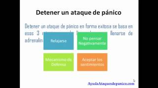 🎯🎯 como SUPERAR la ANSIEDAD y los SINTOMAS de los ATAQUES DE PANICO  TE QUIERO AYUDAR [upl. by Yenruoj]