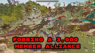 Ark  Party Fobbing A 3000 Member Alliance [upl. by Derr]