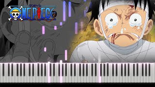 【ONE PIECE】 quotMezasequot  Episode 505 quotI still have my Nakamaquot Piano [upl. by Anidan68]