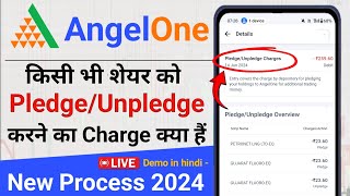 Angel one pledgeUnpledge charge  Angel one me Pledge karne ka charge  Pledge charge in angel one [upl. by Adnaval]