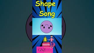 Shapes song  shapes rhymes  we are shapes  Nursery Rhymes for kids  Kindergarten  preschool [upl. by Hong]