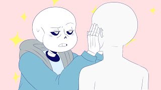 【Undertale】Friends Ver Sans【Meme】 [upl. by Anawyt]