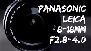 Best wide angle lens for the Panasonic GH5  Panasonic Leica 818mm lens Review [upl. by Grindle345]