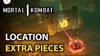 Extra Pieces Location Guide in Flesh Pits Mortal Kombat 1 Invasions Season 7 mk1 [upl. by Nevile]