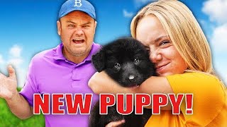 Surprising Dad With A 2000 Puppy 😱Bad Idea [upl. by Prescott492]