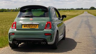 Taking The Abarth 695 70th Anniversario To Meet 2 Abarth Clubs [upl. by Ecirtahs]