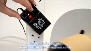 LABELMATE MC11 Rewinder  Northern Label Systems [upl. by Rebba]