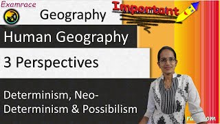 Determinism Ratzel NeoDeterminism and Possibilism Blache  3 Perspectives in Human Geography [upl. by Edrick895]