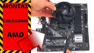 Jak Zamontować Chłodzenie Na Procesorze Montaż Radiatora Ryzen BOX FT206 [upl. by Leahcimsemaj]