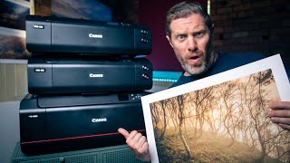 Canon Printer Shootout Pro200 vs Pro300 vs Pro1000 [upl. by Norrabal]