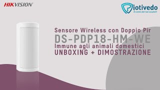 Hikvision Ax Pro DSPDP18HMWE Unboxing  Dimostazione [upl. by Einnod119]