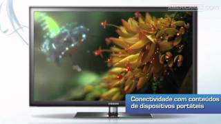 Samsung Smart TV LED D5500  Americanascom [upl. by Eetsim470]