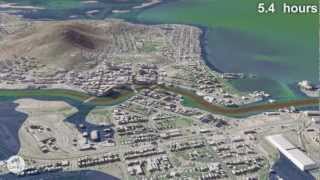 Townsville Storm Surge Simulation [upl. by Sheffie]