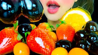 ASMR POPULAR ASMR FOOD FRUIT CANDIED TANGHULU MUKBANG 먹방 EATING SOUNDS NO TALKING [upl. by Newcomer449]