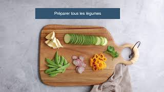 Poêlée de suprêmes soufflés aux 5 légumes et légumes de printemps avec lOlympique Lyonnais Féminin [upl. by Sherrod]