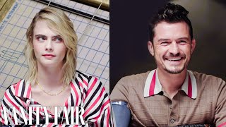 Cara Delevingne and Orlando Bloom Take a Lie Detector Test  Vanity Fair [upl. by Kliman]