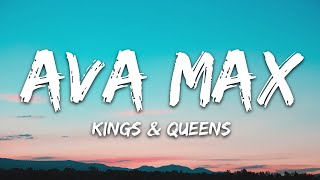 Ava Max  Kings amp Queens Lyrics [upl. by Ylrebmit]