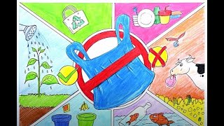 REDUCING THE IMPACT OF SINGLE USE PLASTIC  ALTERNATIVES  ESSAY COMPETITION  HINDI [upl. by Lyrak331]