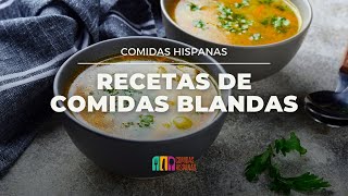 Recetas de Comidas Blandas [upl. by Mistrot423]