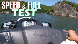 Sea Doo GTI Speed amp Fuel Economy TEST [upl. by Iggam639]