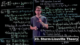 SturmLiouville Theory  Partial Differential Equations  Lecture 23 [upl. by Kaden]