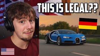 American Shocked By Bugatti Chiron Going 400 KPH on the Autobahn [upl. by Neggem]