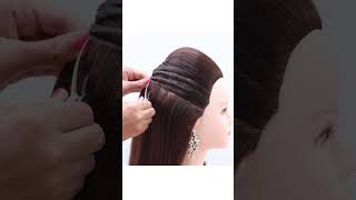 open hairstyle for saree look peinados hairstyle hairdo [upl. by Drofla]