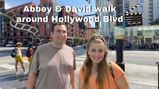 Abbey amp Davids date on Hollywood Blvd [upl. by Yuji258]