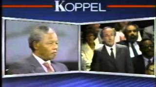 1990 Town Hall Meeting With Nelson Mandela New York USA [upl. by Narud]