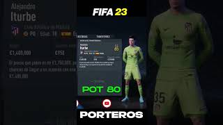 FIFA 23 Porteros BARATOS con GRAN POTENCIAL 😍 Modo Carrera shorts [upl. by Rafat]