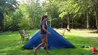 Geertop 1 Person 20D 3 Season Backpacking Tent  Set Up and Review [upl. by Aehta439]