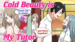 【Manga】Cold beauty is my tutor Tactic sis fools me amp when I get to rooftop icy beauty confess to me [upl. by Nayab226]