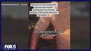 NJ mom claims viral video shows Hackensack restaurant kicked out autistic son [upl. by Alboran]