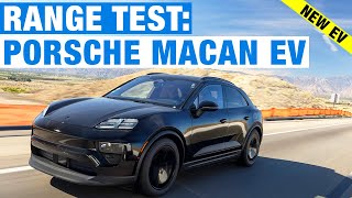 Porsche Macan EV Highway Range Test  Behind the Wheels of Porsche’s First Electric SUV [upl. by Elah41]