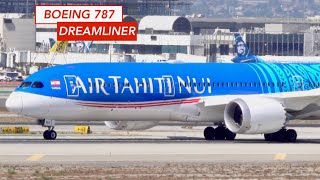 Boeing 787 DREAMLINER  GREAT TAKE OFF amp LANDINGS Compilation  Plane Spotting  4K [upl. by Eerat]