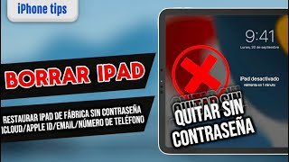 😱Cómo formatear un ipad sin contraseña de iCloudApple ID  Borrar iPad por completo💯2024✔️iPadOS 18 [upl. by Bancroft293]