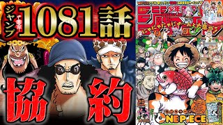 【 ワンピース 1081話 】四皇幹部となったクザンとガープの悲しき対峙！黒ひげの仲間になった経緯とヒノキズに新情報！勝者島ではキッドに続きローまでもが [upl. by Enidualc]