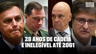 🔥Bolsonaro pode pegar 28 anos de jaula  37 inelegível🔥Cid entrega tudo para Moraes🔥Resumo do Dia [upl. by Yadsnil627]