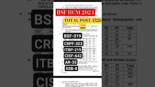 BSF HCM 2024 PHYSICAL DATE OUT💥🇮🇳 bsfhcm bsfhcmphysical cisfhcm motivation crpfhcm cpo ssc [upl. by Palmore]