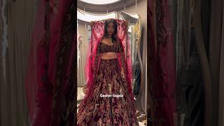 wait till the end ✨ lehengas I tried for my wedding but never bought 😮 indianwedding desiwedding [upl. by Reid]