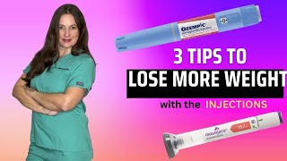 3 Tips to Lose MORE Weight on the weight loss injections [upl. by Kohl]