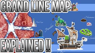 One Piece  Grand Line Map  Explained [upl. by Geoffry]