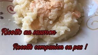 RECETTE 2 RECETTE FACILE ET RAPIDE  RISOTTO AU SAUMON 😋 [upl. by Burrill]