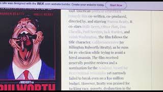 BULWORTH Clip  Rap Song 1998 Warren Beatty [upl. by Ennovihs]