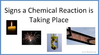 7 Signs a Chemical Reaction is Taking Place [upl. by Sidoney24]