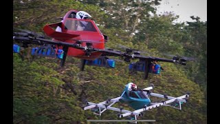 Worlds First Manned Drone Racing Flyingcar [upl. by Kynthia]