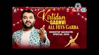 kirtidan gadhvi all hits non stop garba 2024 [upl. by Ailito357]