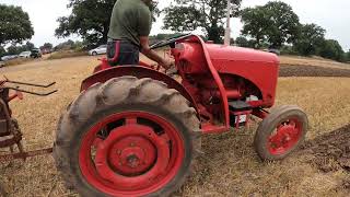 1951 David Brown Cropmaster VAK 1C 25 Litre 4Cyl TVO Tractor 25HP with David Brown Plough WYFC [upl. by Jereme562]